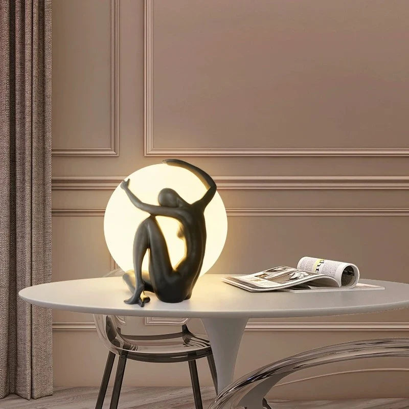Lampe de chevet sculpture