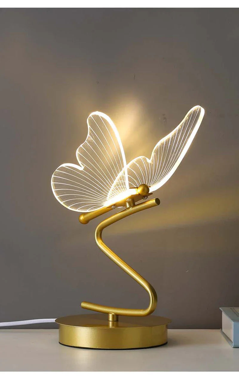 Lampe de chevet papillon Zeus