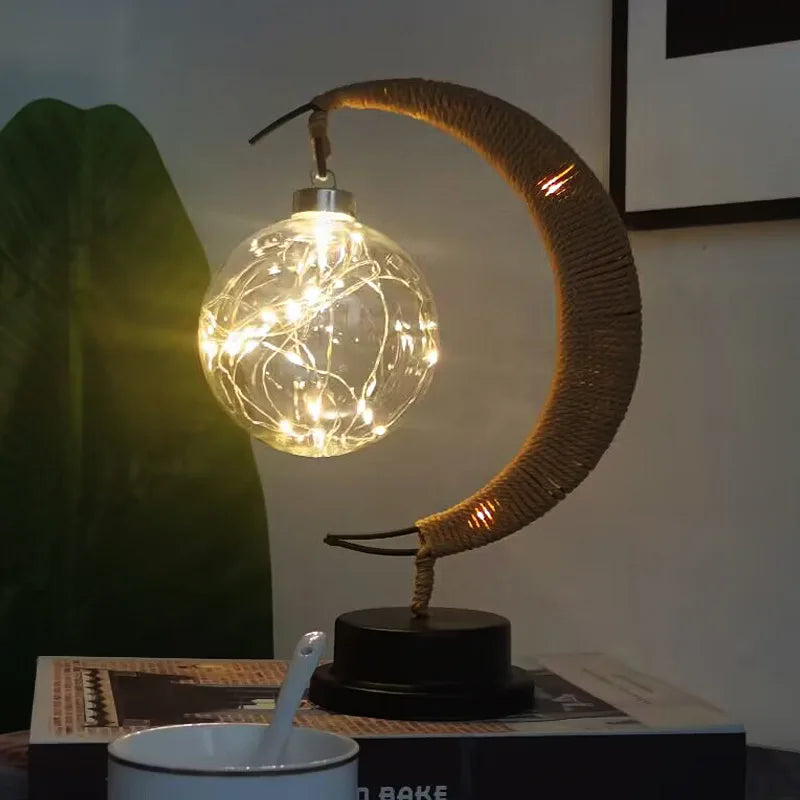 Lampe de chevet lunaire