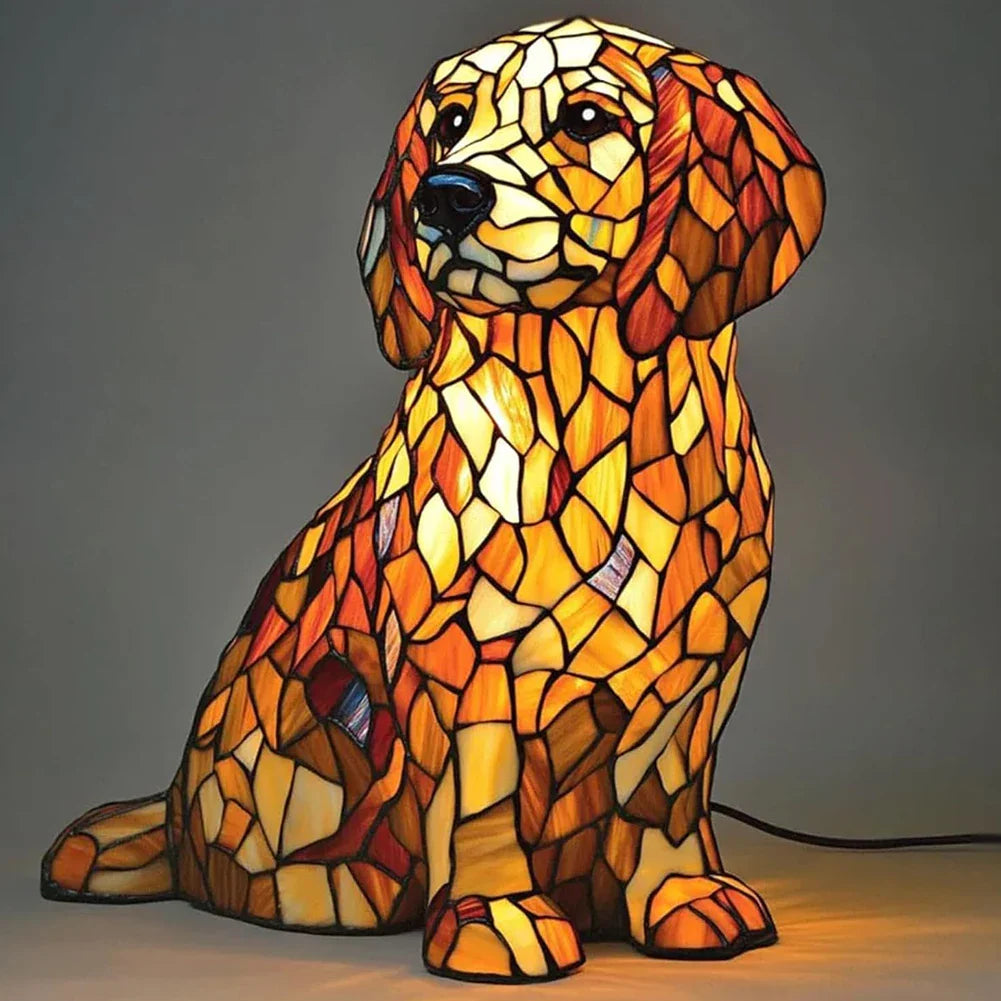 Lampe de chevet style chien