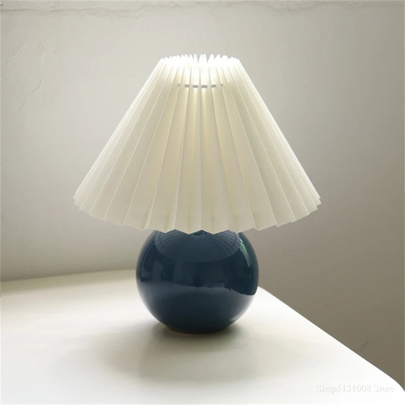 Modern Nordic Ceramics Table Lamp Bedroom Bedside Lamps Led Desk Lamp Lampada Nightstand Lighting Home Deco Table Light Fixtures