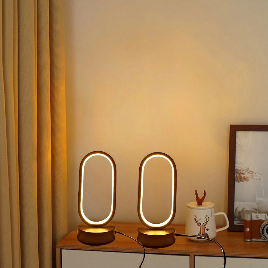 Led U-Shaped Lamp Bedroom Bedside Decorative Lamp Family Living Room Study LED Night Lighting