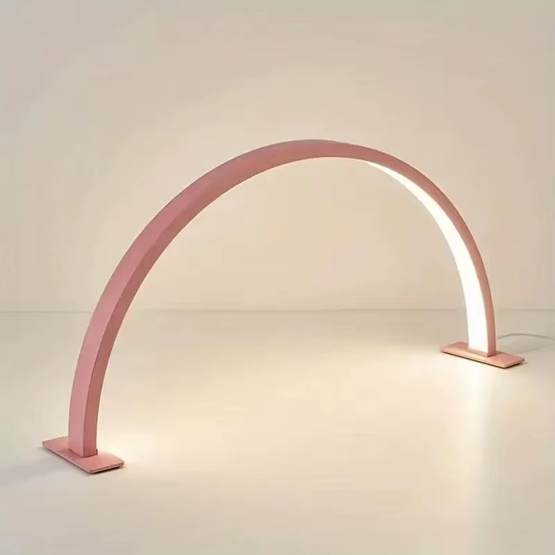 New Moon Nail Work Lamp - Beauty Work Desk Lamp, Three-Color USB Power Supply - Black/White/Pink, Suitable for Nail Art, Eyelash