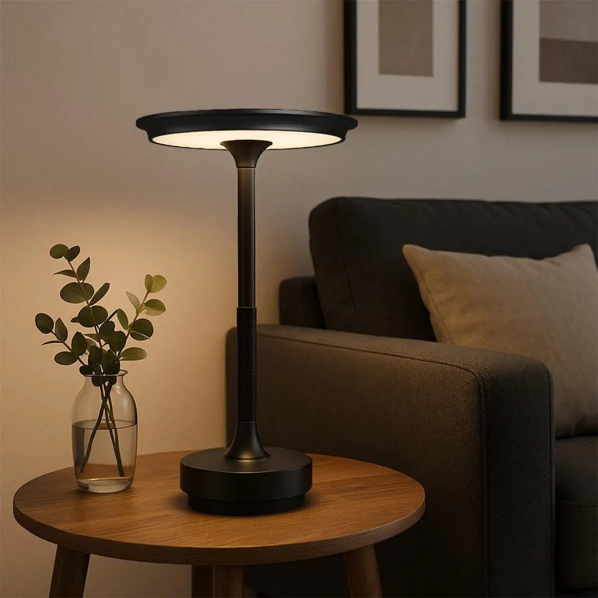 1Pc USB Rechargeable LED Desk Lamp Touch Dimming USB Portable Charging Coffee Shop Bar Retro Decoration Atmosphere Night Light