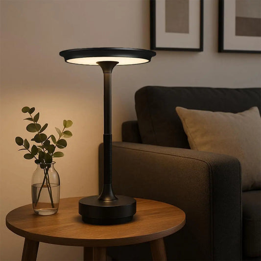 1Pc USB Rechargeable LED Desk Lamp Touch Dimming USB Portable Charging Coffee Shop Bar Retro Decoration Atmosphere Night Light